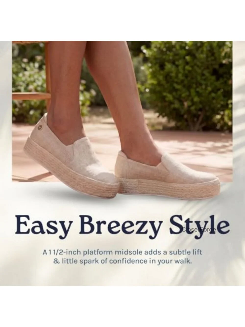 Canvas Espadrille Slip-On Loafer - Air Cooled Memory Foam
